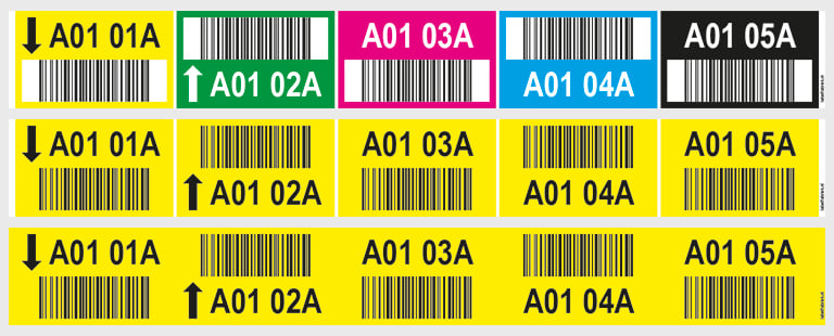 Palletstelling labels